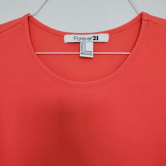 NWOT Forever 21 Bright Orange Dress Size Small - Picture 4 of 11